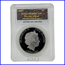 2017 Cook Islands SPIDERMAN Homecoming PR69 DCAM FDOI Silver Proof Coin 5A