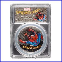 2017 Cook Islands SPIDERMAN Homecoming PR70 Silver Coin