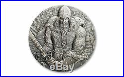 2017 Cook Islands Silver $10 Yi Soon Shin MS70 ANTIQUED NGC Coin RARE