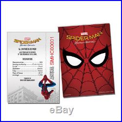 2017 Cook Islands Silver $25 Spider-Man Homecoming 5 oz PF70 UC FDOI NGC Coin