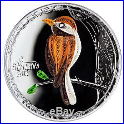 2017 Cook Islands Silver $2 Quilling Art Bird PF70 UC NGC Coin POP=1
