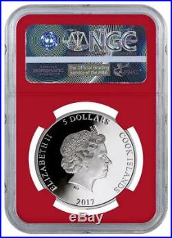 2017 Cook Islands Silver $5 Spider-Man Homecoming PF70 UC FR NGC Coin