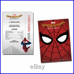 2017 Cook Islands Silver $5 Spider-Man Homecoming PF70 UC FR NGC Coin