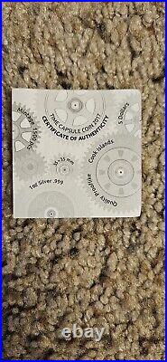 2017 Cook Islands Time Capsule Five Dollar 1 Ounce Silver Coin