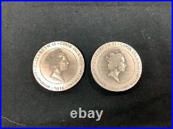 2017 Cook Islands gods of Olympus Hera & Demeter 2oz Coins. 999 Silver
