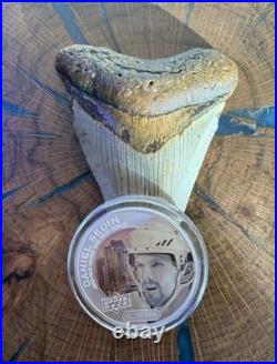 2017 Cooks Island Daniel Sedin NHL Colorized 1 Troy Oz. 9999 Silver Coin