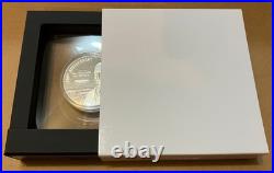 2017 Graf Zeppelin 3 oz Silver Proof Coin + Patch, Cook Islands, Only 499 Minted