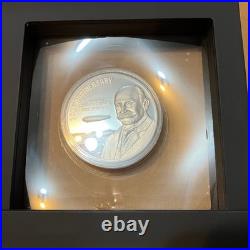 2017 Graf Zeppelin 3 oz Silver Proof Coin + Patch, Cook Islands, Only 499 Minted