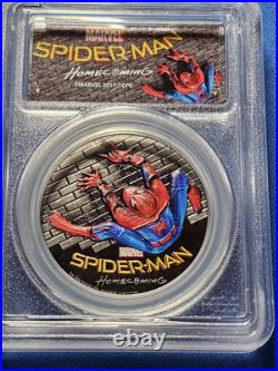 2017 Spiderman Homecoming Black Proof PCGS PR69DCAM FDOI WithBox & COA