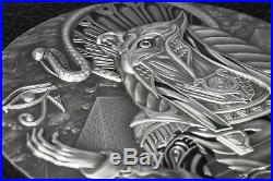 2018 $20 Cook Islands Ra Sun God 3oz. 999 Silver Antiqued Coin