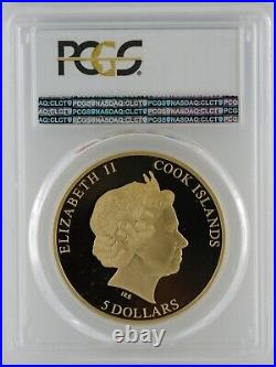 2018 $5 Cook Islands Lizard First Day of Issue PCGS PR70DCAM