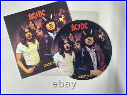 2018 Cook Is 1/2oz Silver $2 Record Shaped Banknote AC/DC Highway to Hell