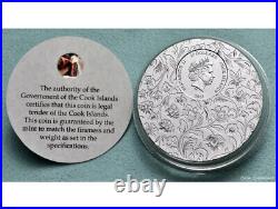 2018 Cook Islands $10 Little Secrets 2oz. 999 Silver Coin PCGS MS70 FDOI