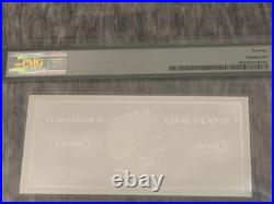 2018 Cook Islands $1 Skyline Dollar Paris commemorative silver foil note