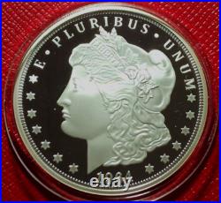 2018 Cook Islands $20 1964 Morgan Dollar Tribute Coin 3 Troy oz. 999 Silver