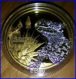 2018 Cook Islands $5 Shades Of Nature Lizard 1 Oz. Silver Coin FREE SHIPPING
