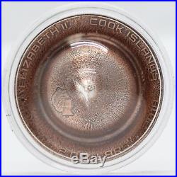 2018 Cook Islands Erfoud Meteorite Silver $2 Coin in OGP JB540