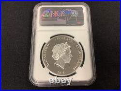 2018 Cook Islands Tree Frog Silver Coin NGC Graded PF70 2018 Cook Islands Tree Frog Silver Coin NGC Graded PF70
