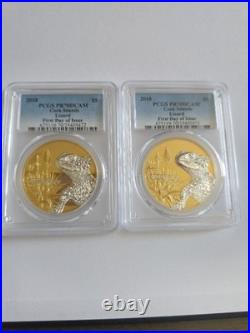 2018 PCGS PR70 DCAM FIRST DAY OF ISSUE! Cook Islands Lizard Gilded Silver Coin 2018 PCGS PR70 DCAM FIRST DAY OF ISSUE! Cook Islands Lizard Gilded Silver Coin