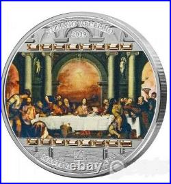 2019 $20 Cook Islands 3oz 999 Silver Coin Masterpieces of Art LAST SUPPER