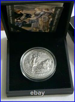2019 2 Oz Silver $10 Cook Islands TALARIA Winged Hermes Mythology Coin