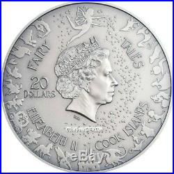 2019 3 Oz Silver $20 Cook Island LITTLE RED RIDING HOOD Fairy Tales Fables Coin