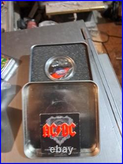 2019 AC/DC The Razors Edge Cook Islands 2oz Black Proof Silver Coin