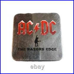 2019 AC/DC The Razors Edge Cook Islands 2oz Black Proof Silver Coin