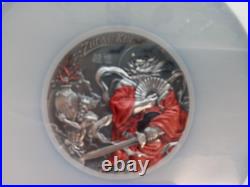2019 Cook Island $20 Dollar 3 OZ silver COIN 1662405