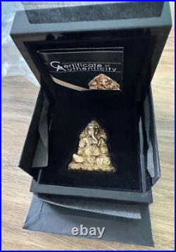 2019 Cook Islands $20 Lord Ganesha 3 Oz Silver Coin Hinduism Buddhism ULTRA RARE 2019 Cook Islands $20 Lord Ganesha 3 Oz Silver Coin Hinduism Buddhism ULTRA RARE