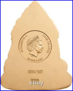 2019 Cook Islands $20 Lord Ganesha 3 Oz Silver Coin Hinduism Buddhism ULTRA RARE 2019 Cook Islands $20 Lord Ganesha 3 Oz Silver Coin Hinduism Buddhism ULTRA RARE