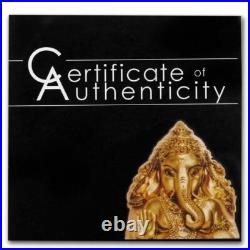 2019 Cook Islands $20 Lord Ganesha 3 Oz Silver Coin Hinduism Buddhism ULTRA RARE 2019 Cook Islands $20 Lord Ganesha 3 Oz Silver Coin Hinduism Buddhism ULTRA RARE