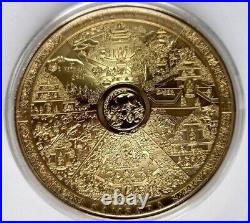 2019 Cook Islands 20$ SAMSARA Archeology Symbolism 3 oz Gilded Silver Coin? 2