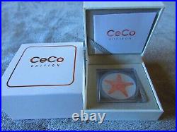 2019 STARFISH Cook Islands 1oz Silver $1 Coin CeCo Edition Rose Gold & Ceramic