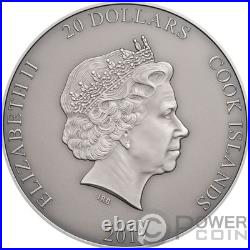 2019 ZHONG KUI Asian Mythology 3 Oz Silver Coin $20 Cook Islands