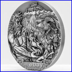 2020 $20 Titans Prometheus 3oz Silver Ultra High Relief Coin
