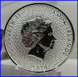 2020 $2 Cook Islands Bounty Sailing Ships 2 troy oz. 9999 Silver Coin QE2 NEW