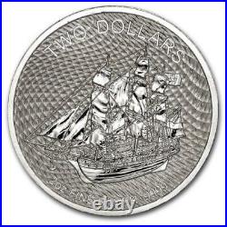 2020 2 oz Cook Islands Silver Bounty Coin