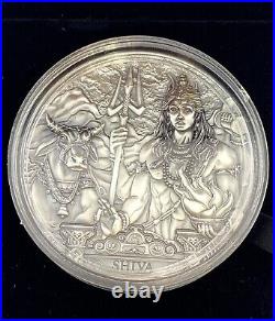 2020 Cook Island 3 oz Silver Coin 20 Dollars Shiva God