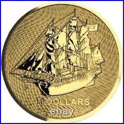 2020 Cook Island Bounty 1/10 oz. 9999 Gold Coin in a Capsule BU