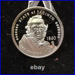 2020 Cook Islands 1 oz. High Relief Lost States of America Proof $1 Coin