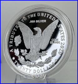 2020 Cook Islands $20 1964 Morgan Dollar Coin 3 oz. 999 Silver 2020 Cook Islands $20 1964 Morgan Dollar Coin 3 oz. 999 Silver