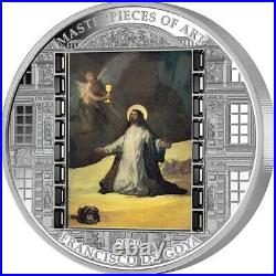 2020 Cook Islands 20$ Masterpiece of Art GOYA Christ in Gethsema Silver Coin