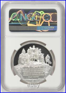 2020 Cook Islands $5 Mayflower Voyage 400th Anniversary NGC PL 70 Don Everhart