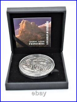 2020 Cook Islands Prometheus Titan 3 Oz Proof UHR Silver Coin