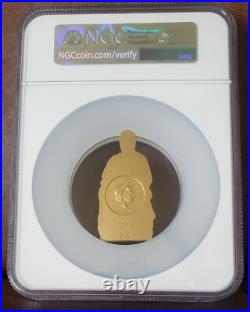 2020 NGC MS 70 COOK ISLAND 3oz Silver $20 MADONNA OF BRUGES Gilt #311/501