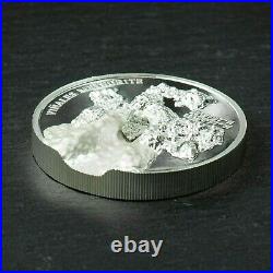 2020 Viñales Vinales Meteorite Impact Silver $5 Coin UHF High Relief Cook Island