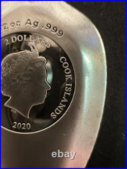 2020 one half oz SILVER COIN (LURE) THE BUEL SPOON. $2 IN THE COOK ISLANDS 2020 one half oz SILVER COIN (LURE) THE BUEL SPOON. $2 IN THE COOK ISLANDS
