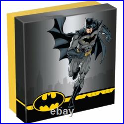 2021 $10 Cook Islands BATMAN Antique Finish 2 Oz Silver Coin 2021 $10 Cook Islands BATMAN Antique Finish 2 Oz Silver Coin