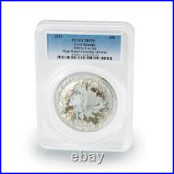 2021 $25 Cook Islands 7 Summits Elbrus Pure Silver Coin